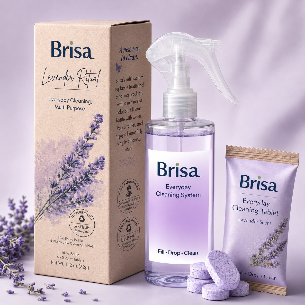 Brisa Everyday Cleaning System with lavender